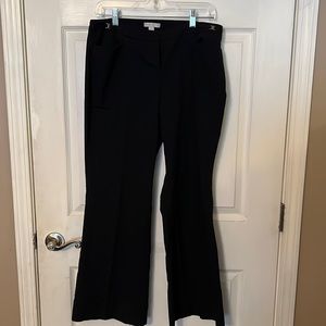 New York & Co dress pants in navy blue with pinstripe